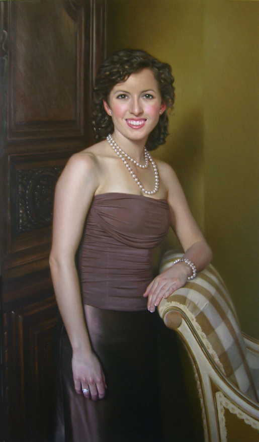 Annie     Oil on linen     45 x 26 inches