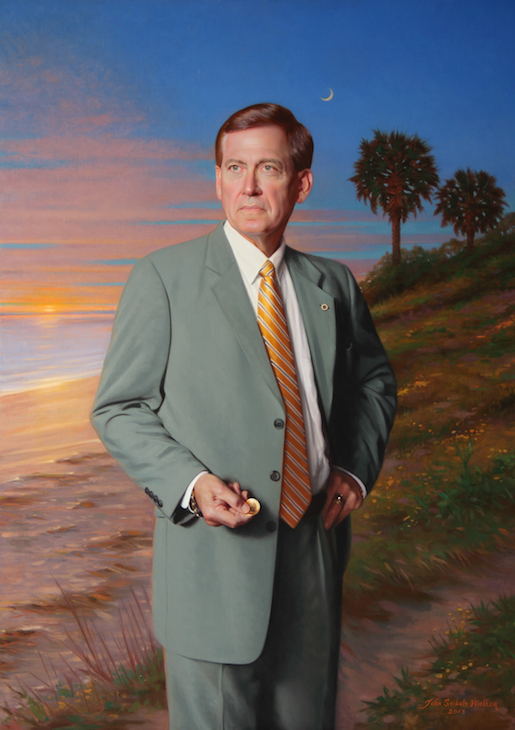 The Hon. Glenn F. McConnell
Lt. Governor of South Carolina
Oil on linen, 56 x 40 inches
 <a href="https://johnseibelswalker.com/the-hon-glenn-f-mcconnell">Further Information</a>