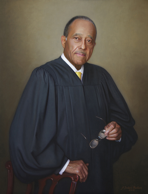 The Hon. Henry E. Frye
Chief Justice
Supreme Court of North Carolina
Oil on linen, 39 x 30 inches
<a href=https://johnseibelswalker.com/the-hon-henry-e-frye-chief-justice
>Further Information</a>