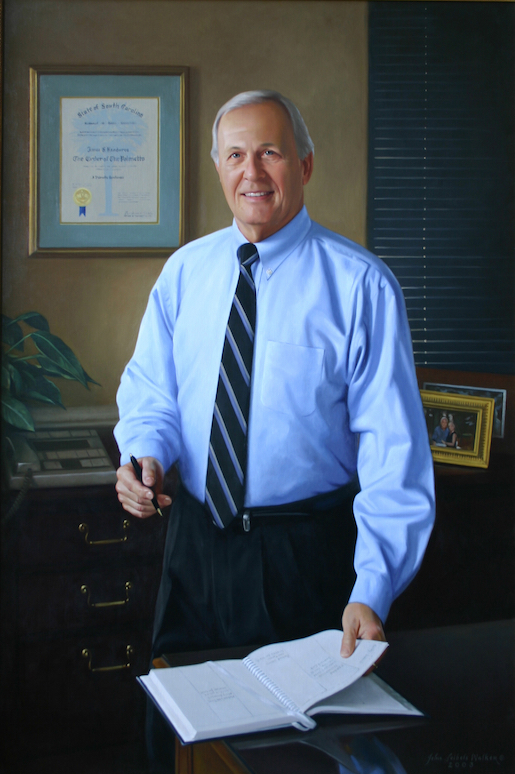 James S. Konduros
Founding Member
McNair Law Firm
Oil on linen, 54 x 36 inches