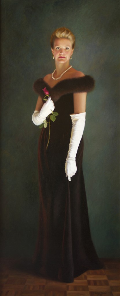 Before the Ball
Oil on linen, 87 x 36 inches