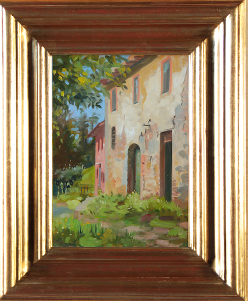 Green Doors, Tuscany
Oil on panel, 12 x 9 inches
SOLD