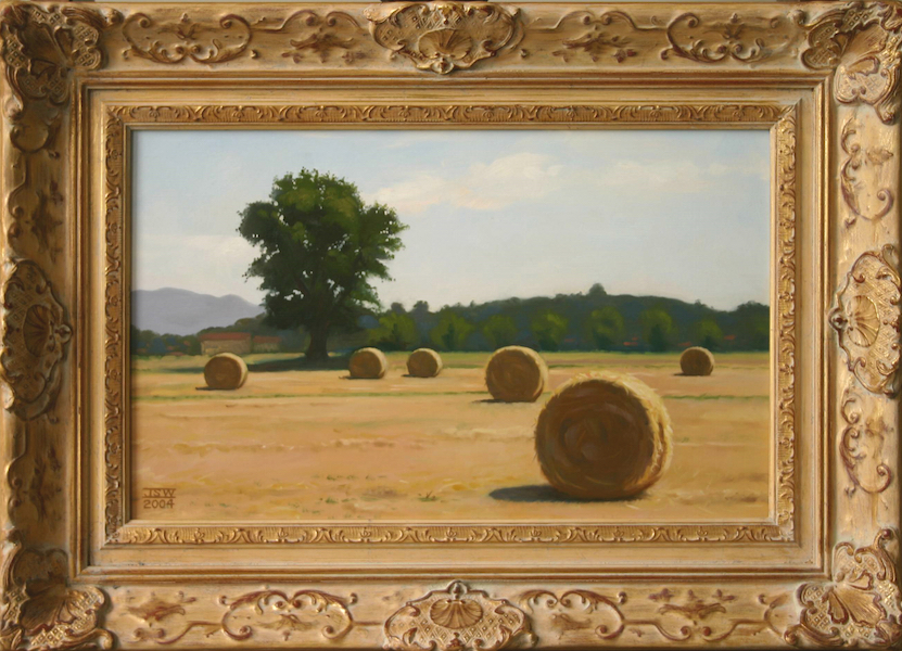 Hay Bales
Under the Tuscan Sun
Oil on panel, 12 ⅜ x 20 inches
SOLD
