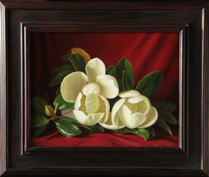 Red Velvet #1    
Carolina Magnolia Series    
Oil on panel, 14 x 18 inches    
SOLD