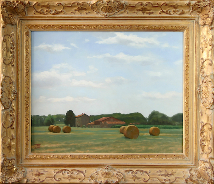 Tuscan Farmhouse
with Hay Bales
Oil on panel, 16 x 20 inches
SOLD
