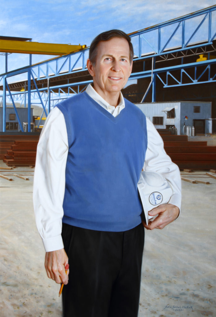 Ronald G. Sherrill
Vice Chairman, 
SteelFab, Inc.
Oil on linen, 52 x 36 inches
<a
href="http://johnseibelswalker.com/ronald-g-sherrill-vice-chairman-steelfab-inc"
>Further Information</a>
