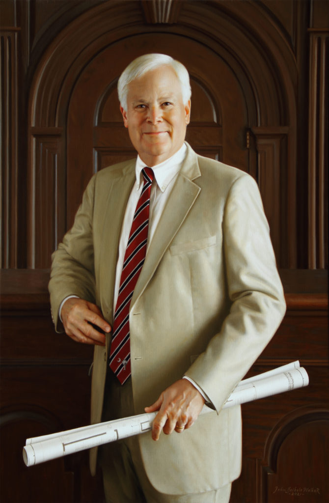 Dean Robert M. Wilcox
School of Law
University of South Carolina
Oil on linen, 48 x 32 inches